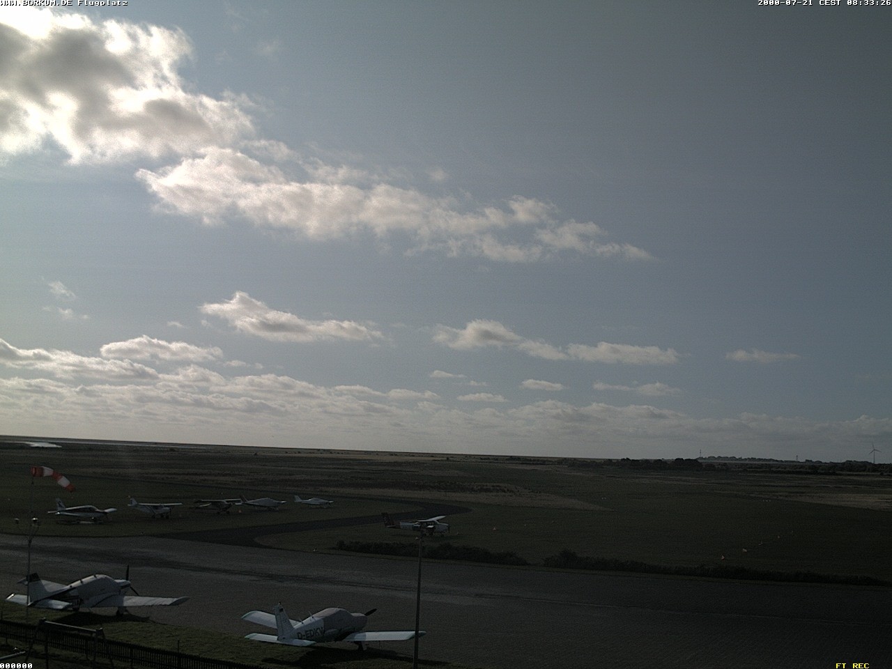 Archiv Foto Webcam Flugplatz in Borkum