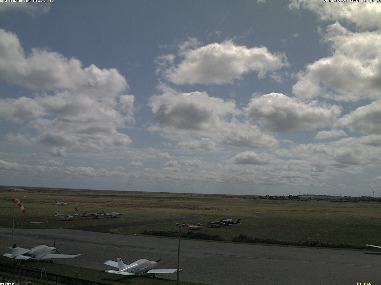 Archiv Foto Webcam Flugplatz in Borkum