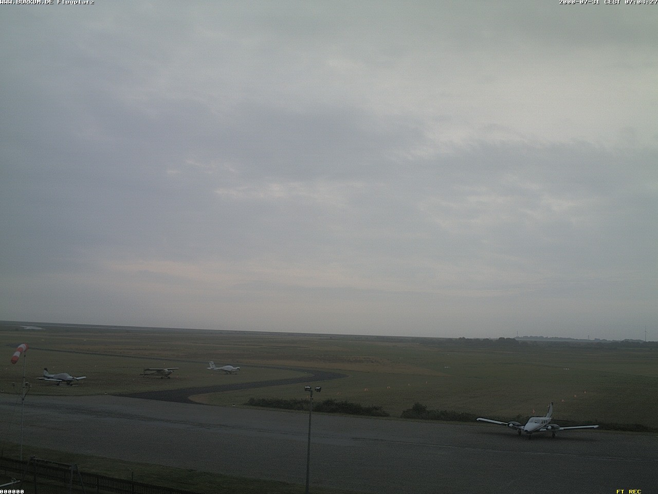 Archiv Foto Webcam Flugplatz in Borkum