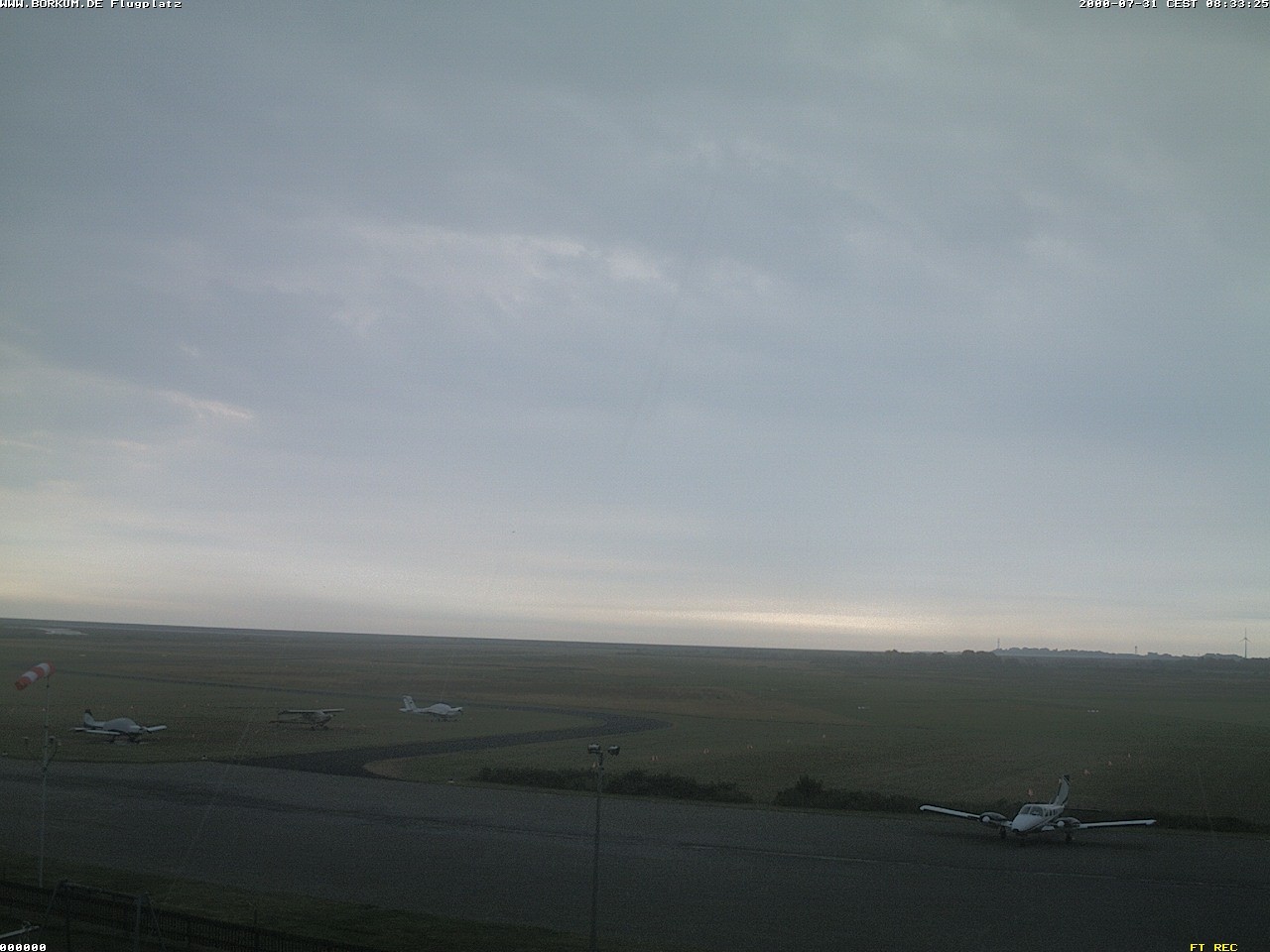 Archiv Foto Webcam Flugplatz in Borkum