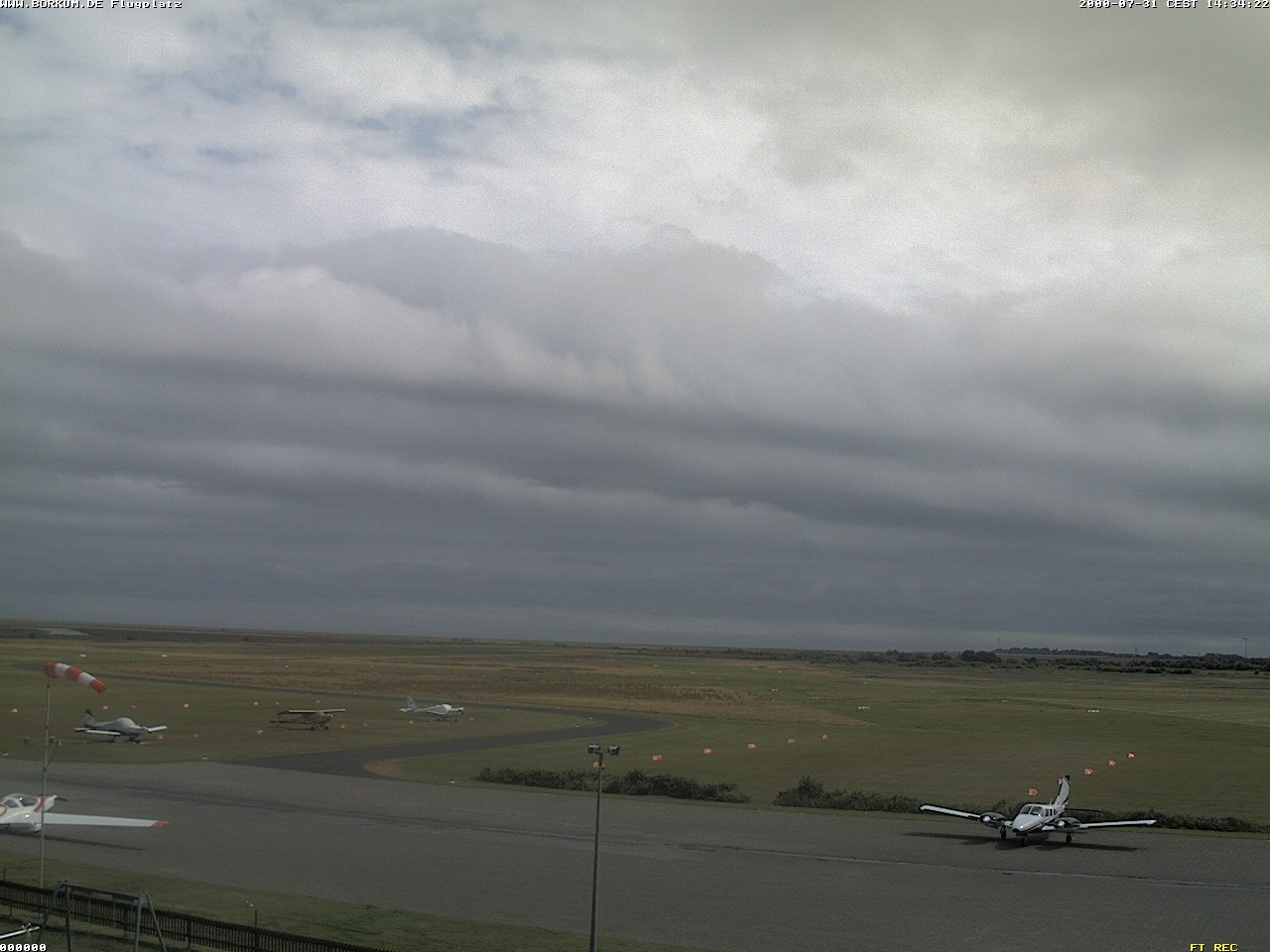 Archiv Foto Webcam Flugplatz in Borkum