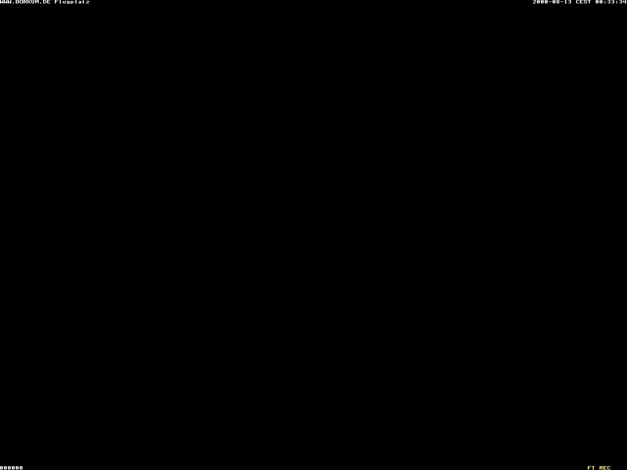 Archived image Webcam Airfield of Borkum