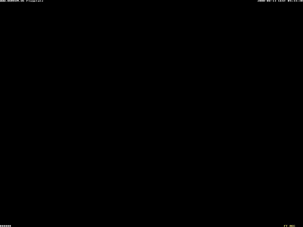 Archived image Webcam Airfield of Borkum