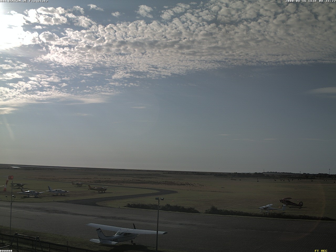 Archiv Foto Webcam Flugplatz in Borkum