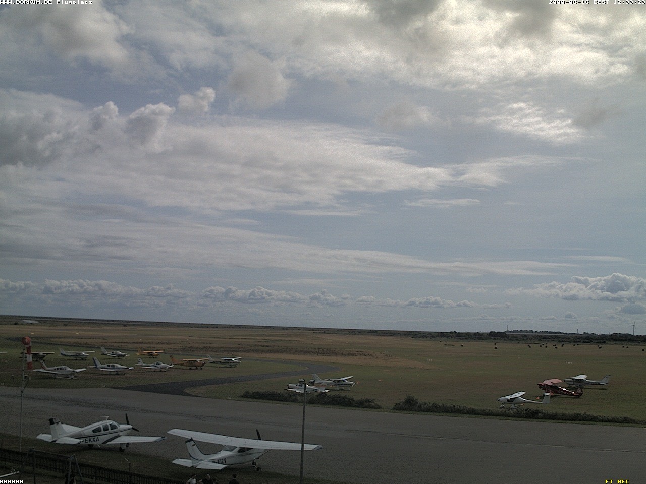Archiv Foto Webcam Flugplatz in Borkum