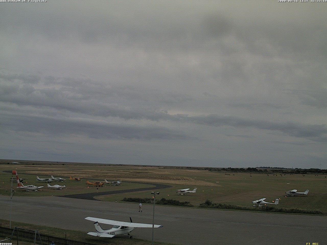 Archiv Foto Webcam Flugplatz in Borkum