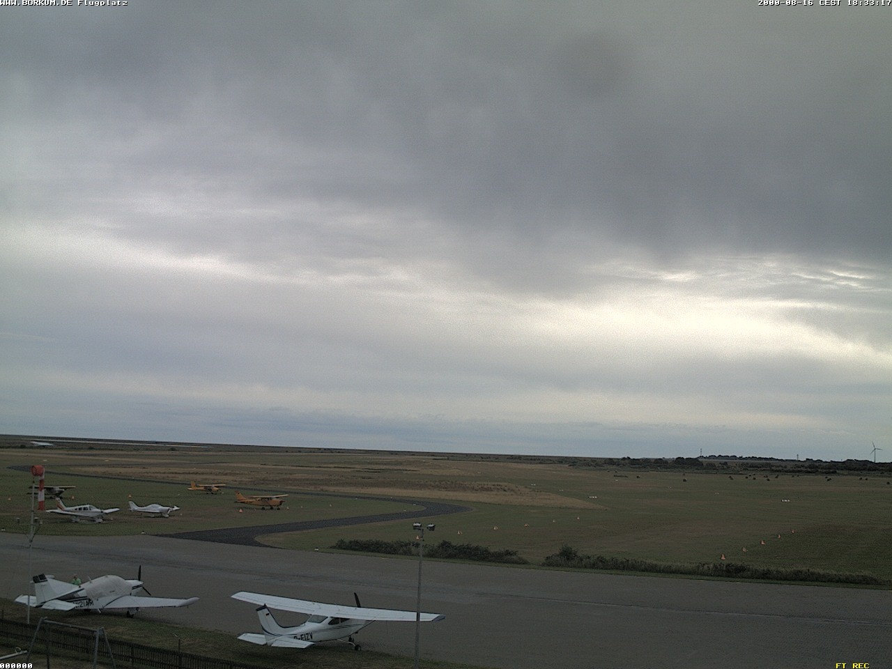 Archiv Foto Webcam Flugplatz in Borkum