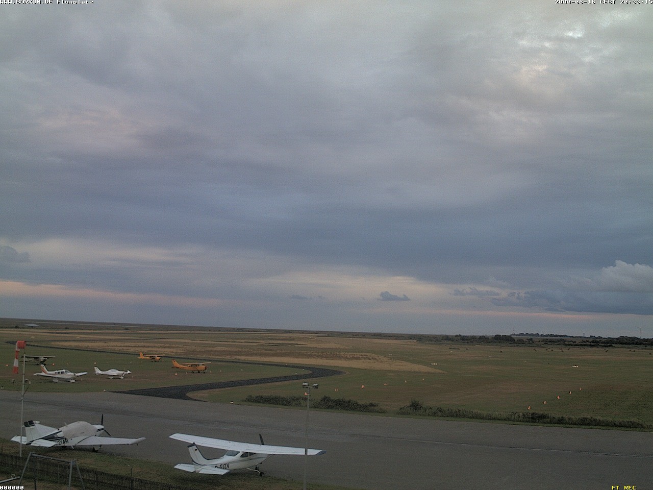 Archiv Foto Webcam Flugplatz in Borkum