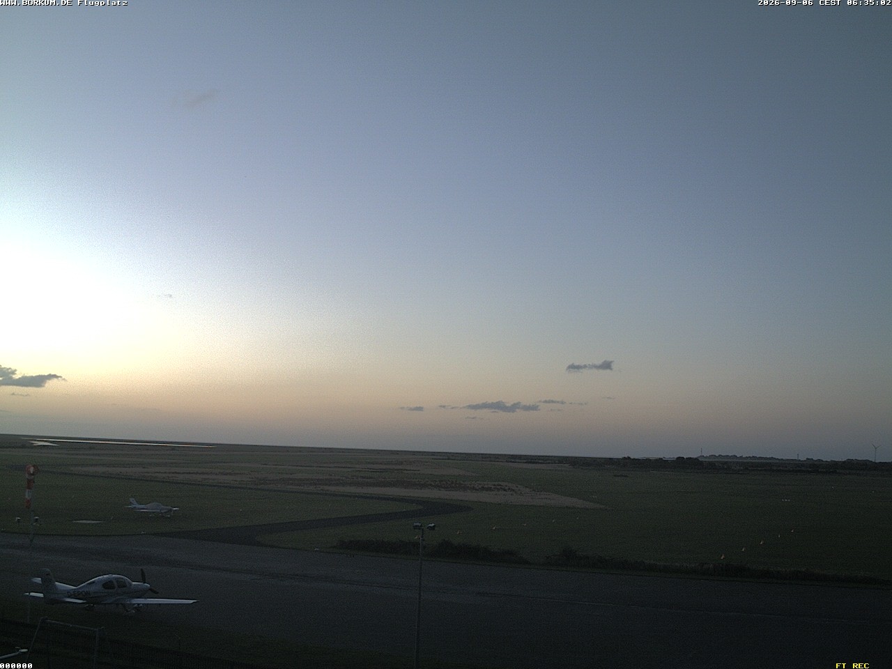 Archiv Foto Webcam Flugplatz in Borkum