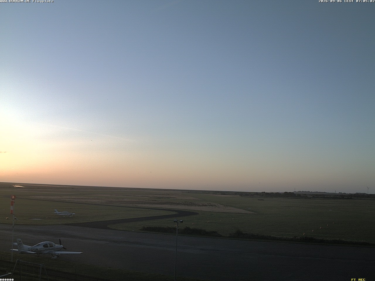 Archiv Foto Webcam Flugplatz in Borkum