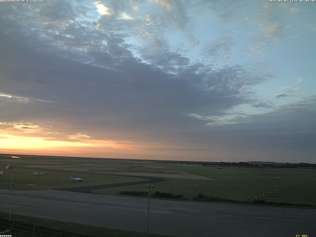 Archiv Foto Webcam Flugplatz in Borkum