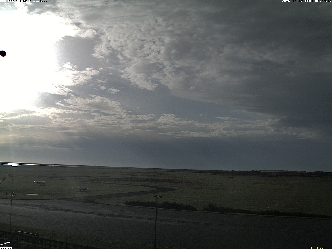 Archiv Foto Webcam Flugplatz in Borkum