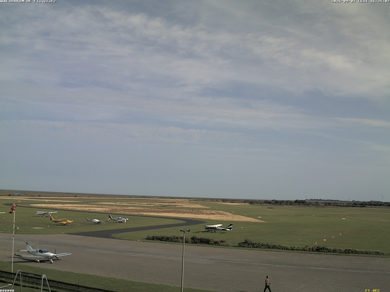 Archiv Foto Webcam Flugplatz in Borkum