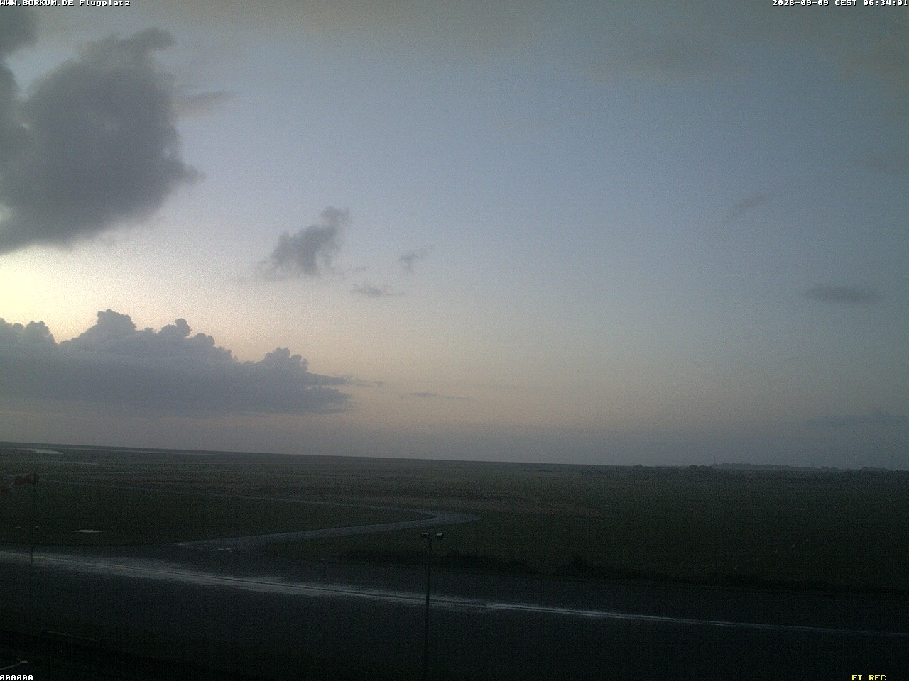 Archiv Foto Webcam Flugplatz in Borkum