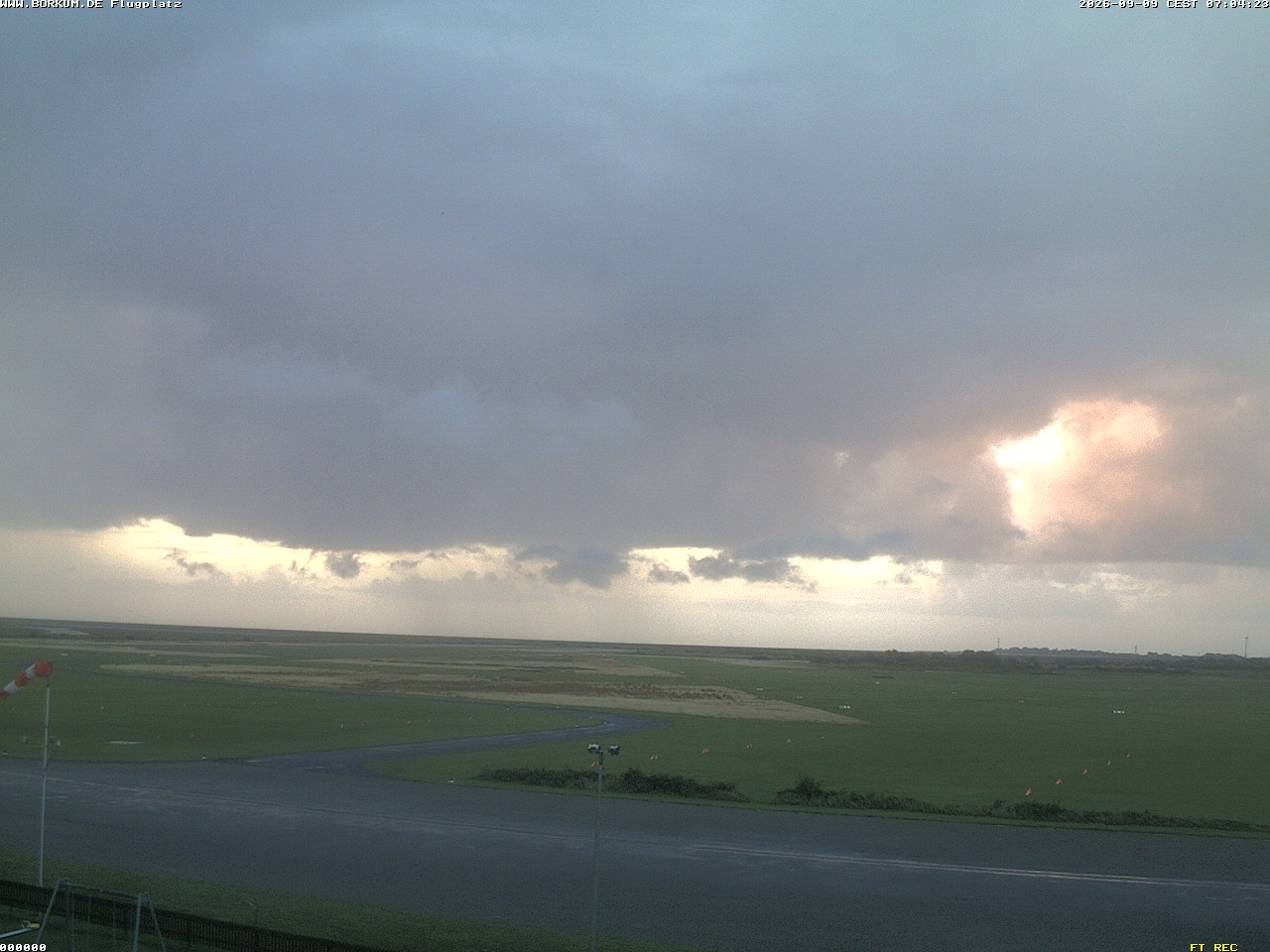 Archiv Foto Webcam Flugplatz in Borkum