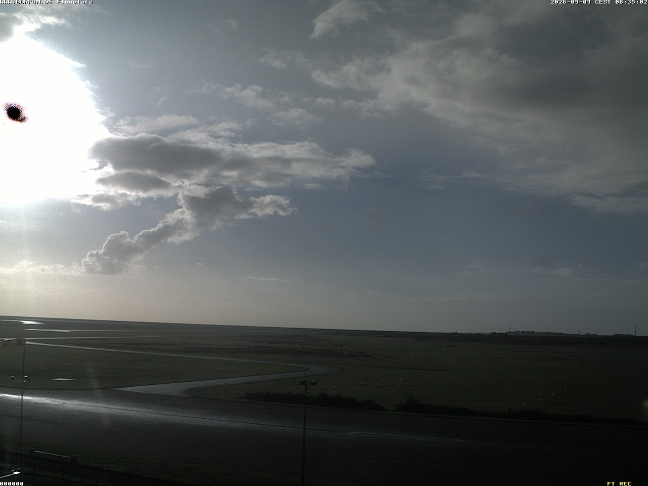 Archiv Foto Webcam Flugplatz in Borkum