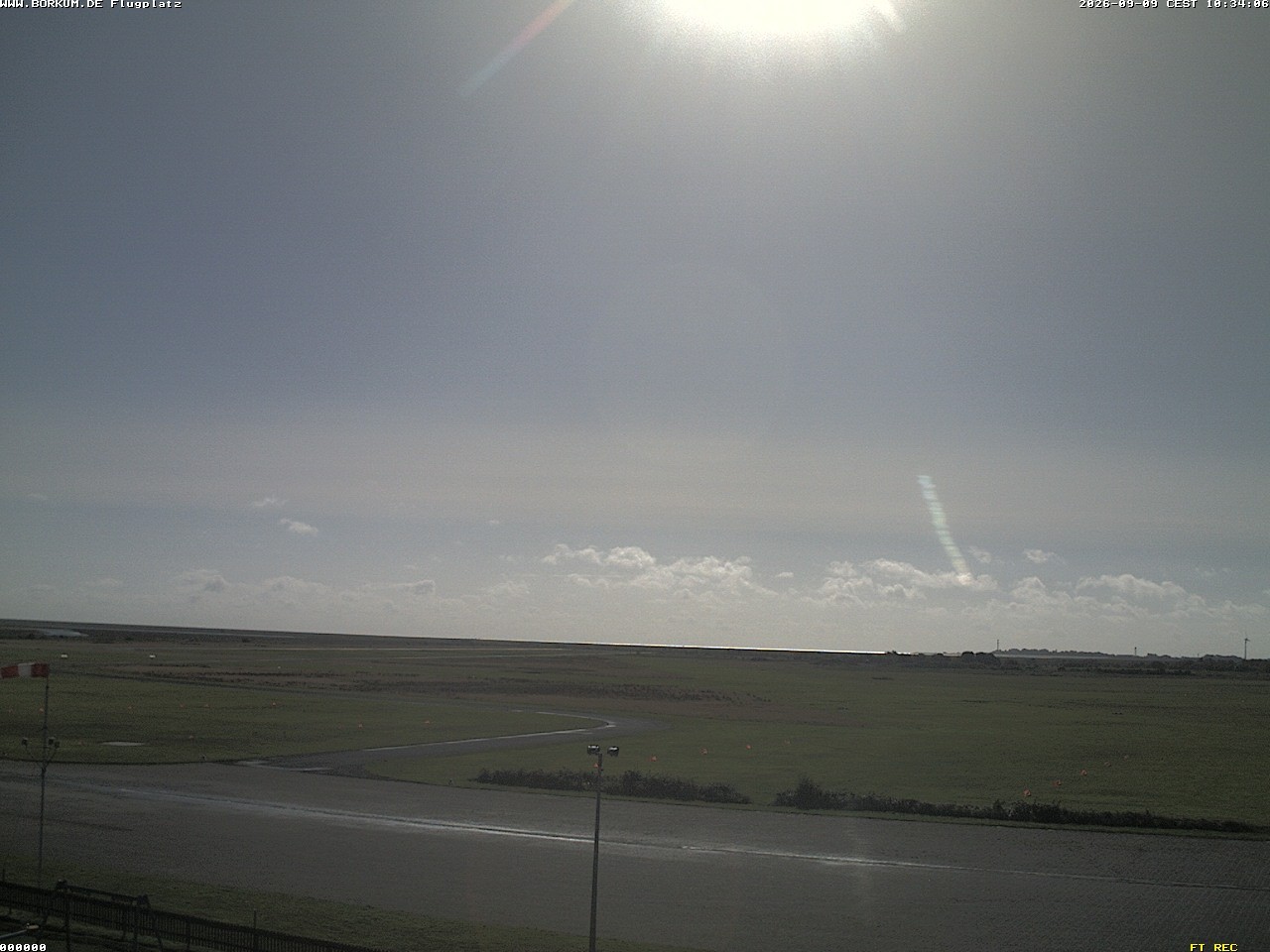 Archiv Foto Webcam Flugplatz in Borkum