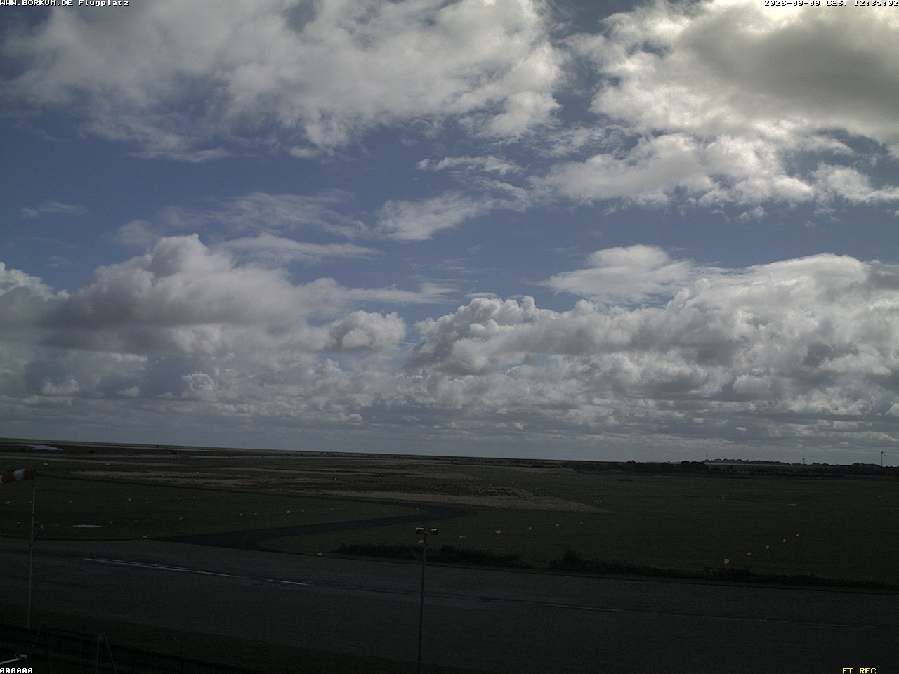 Archiv Foto Webcam Flugplatz in Borkum