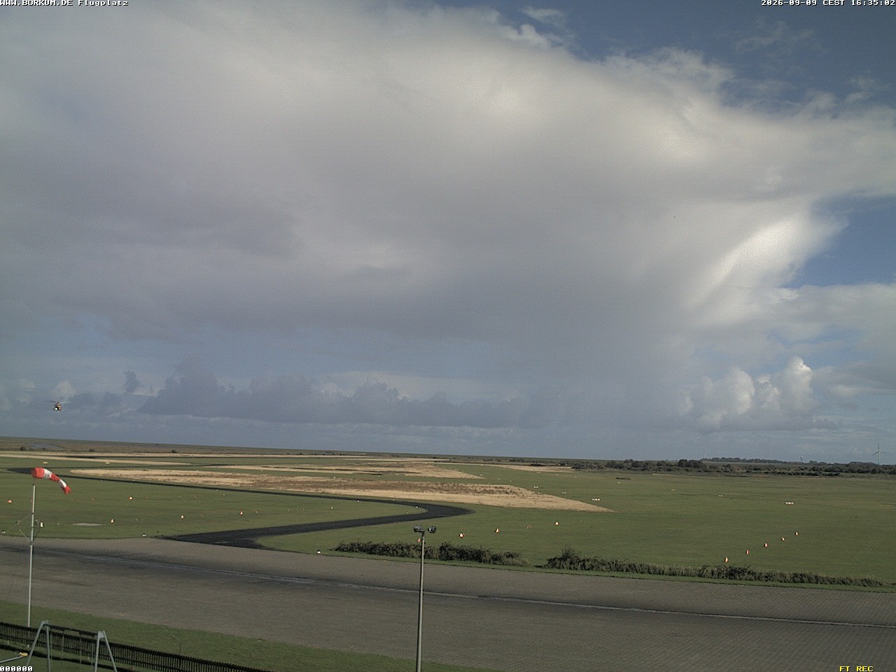 Archiv Foto Webcam Flugplatz in Borkum