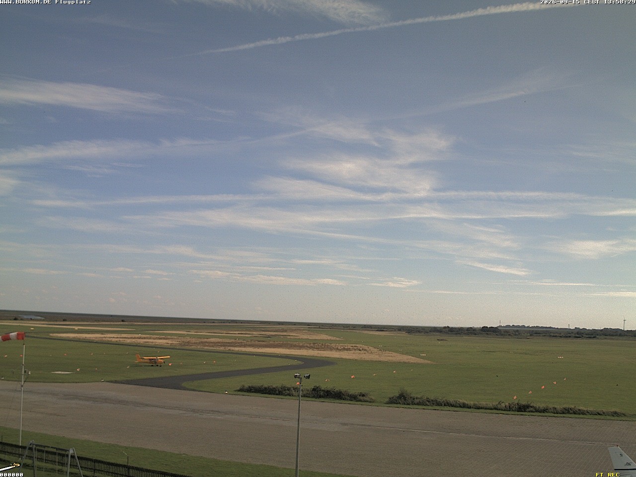 Archiv Foto Webcam Flugplatz in Borkum