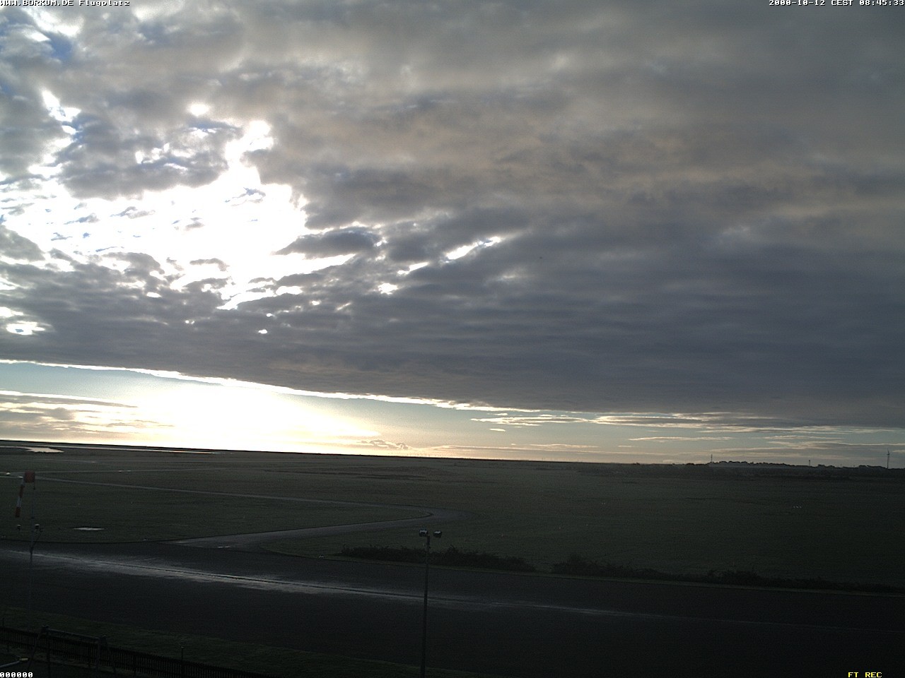 Archiv Foto Webcam Flugplatz in Borkum