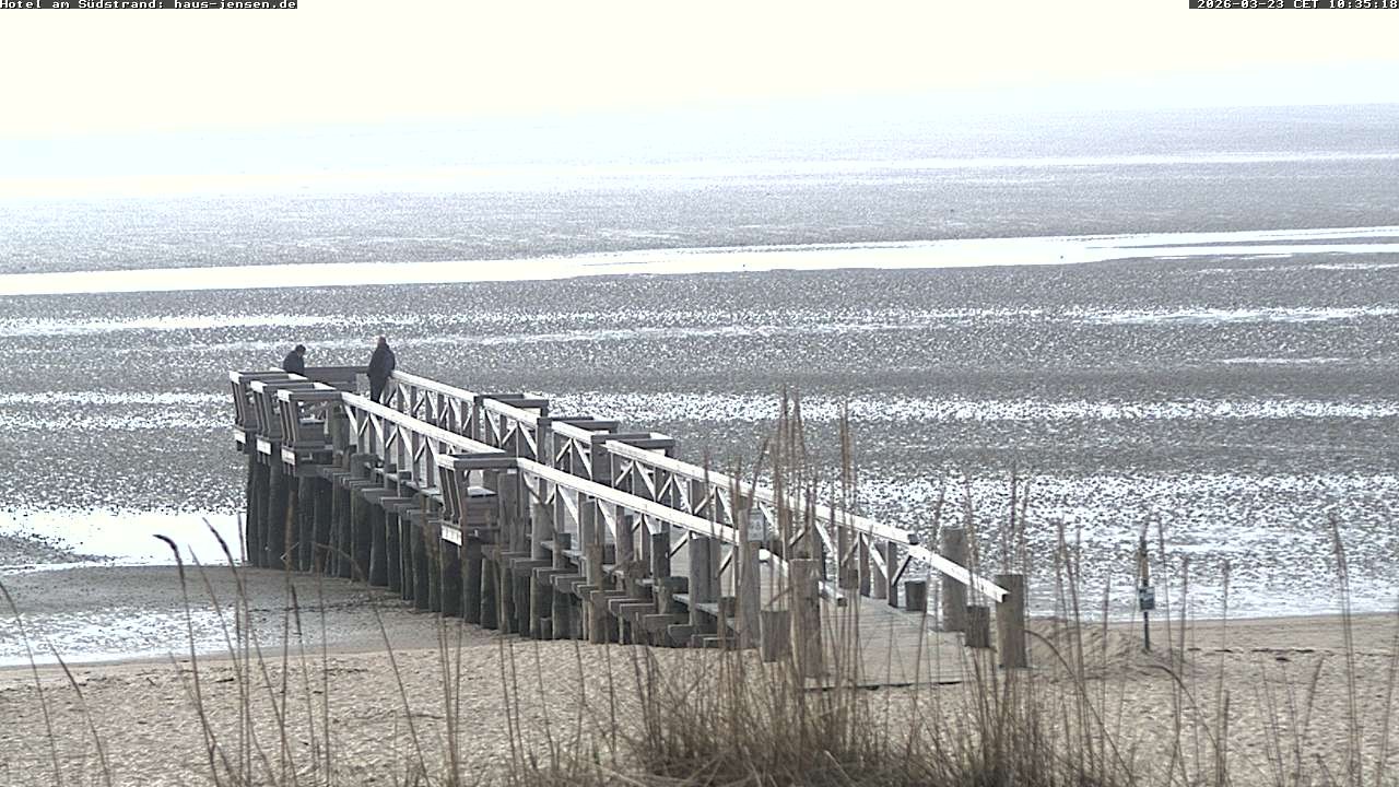 Archiv Foto Webcam Föhr: Wyk Südstrand