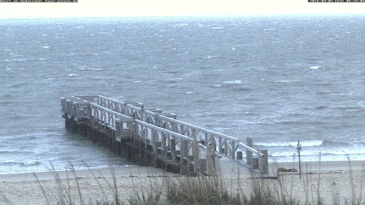 Archiv Foto Webcam Föhr: Wyk Südstrand