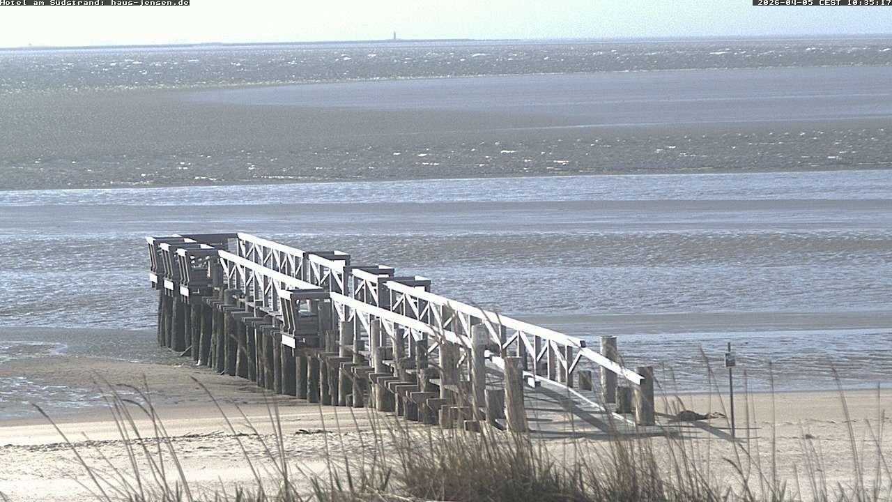 Archiv Foto Webcam Föhr: Wyk Südstrand