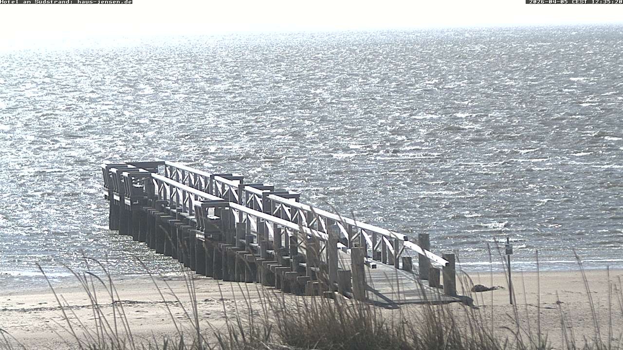 Archiv Foto Webcam Föhr: Wyk Südstrand
