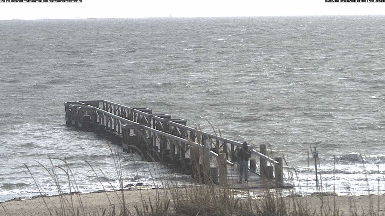 Archiv Foto Webcam Föhr: Wyk Südstrand
