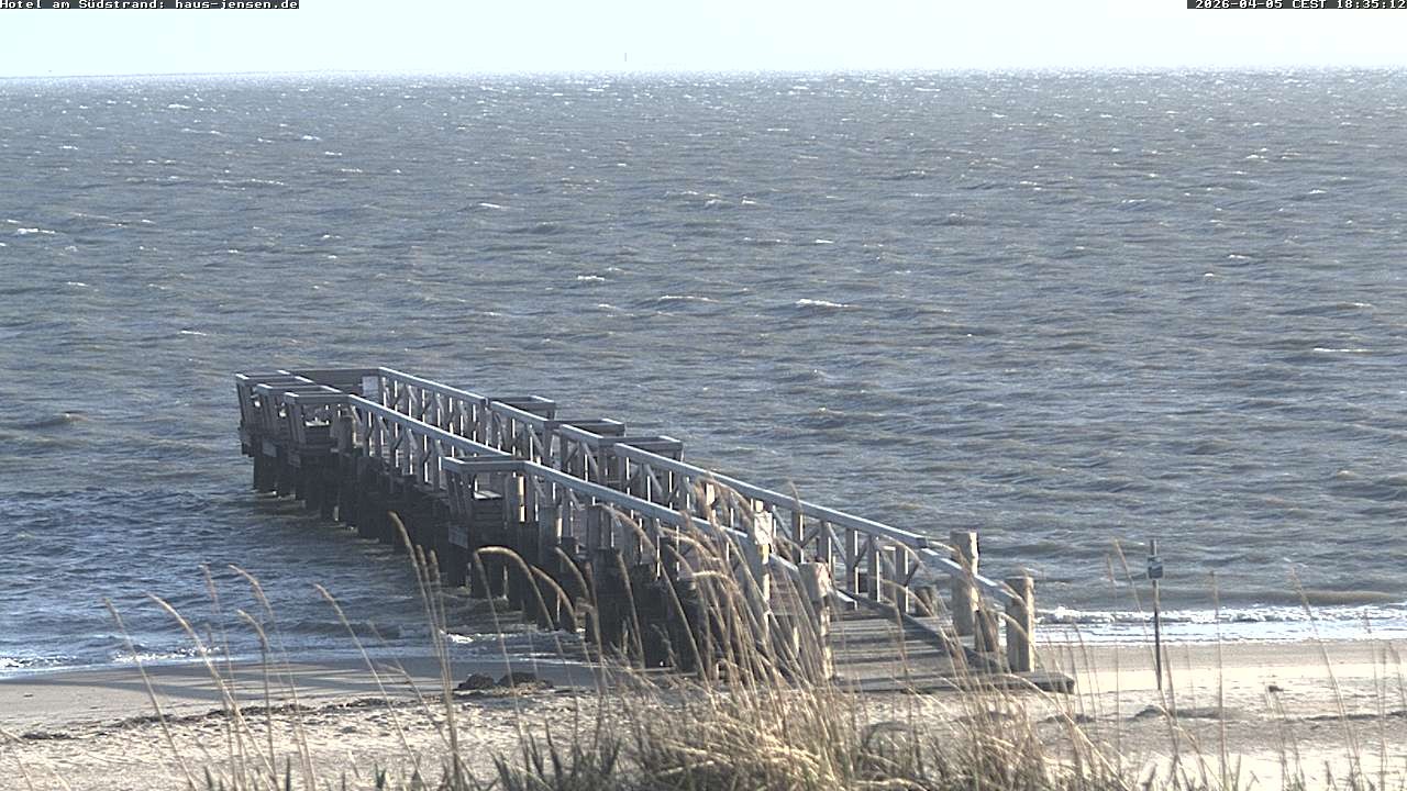 Archiv Foto Webcam Föhr: Wyk Südstrand