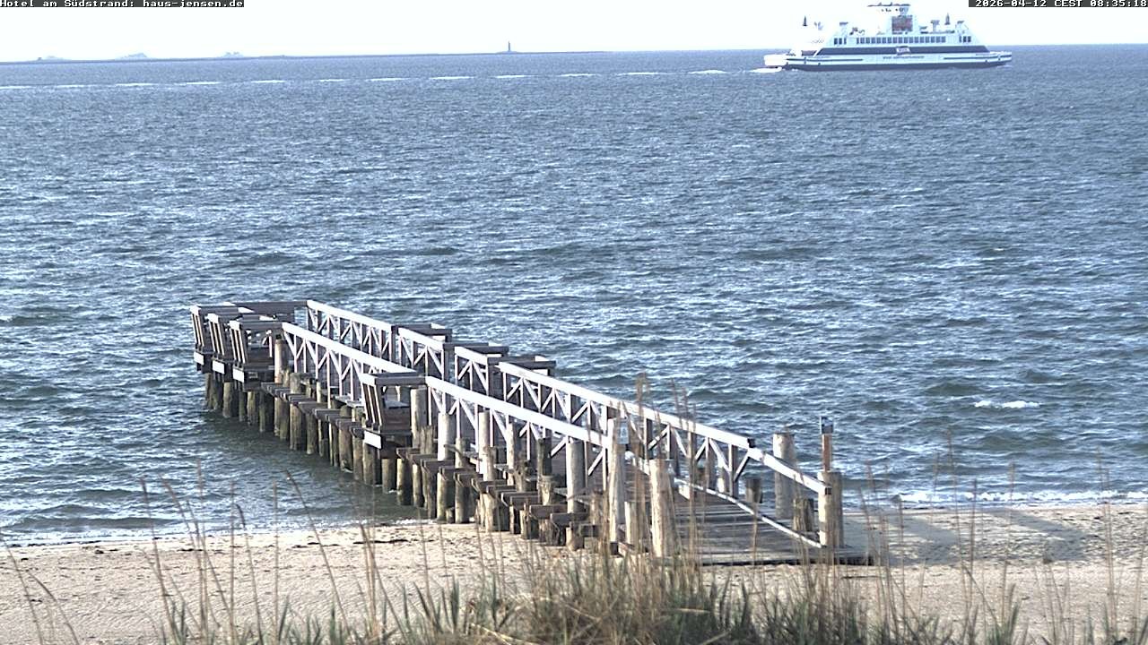 Archiv Foto Webcam Föhr: Wyk Südstrand