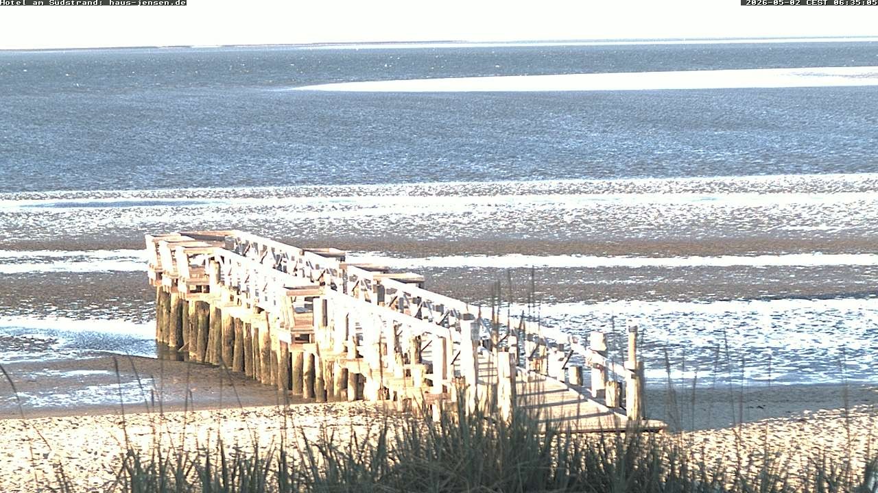 Archiv Foto Webcam Föhr: Wyk Südstrand