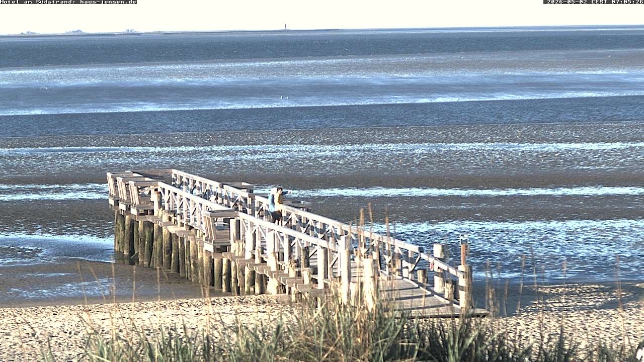 Archiv Foto Webcam Föhr: Wyk Südstrand