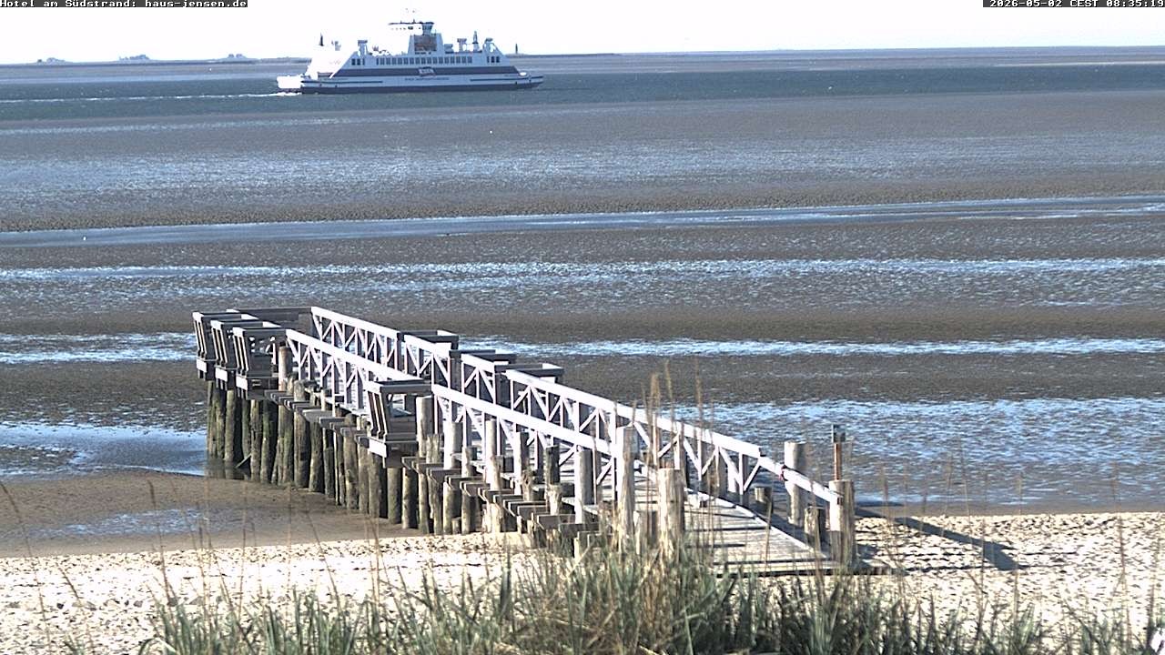 Archiv Foto Webcam Föhr: Wyk Südstrand