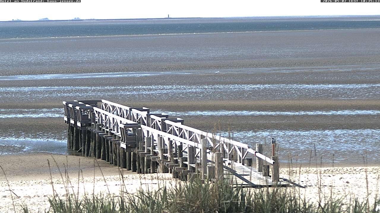Archiv Foto Webcam Föhr: Wyk Südstrand