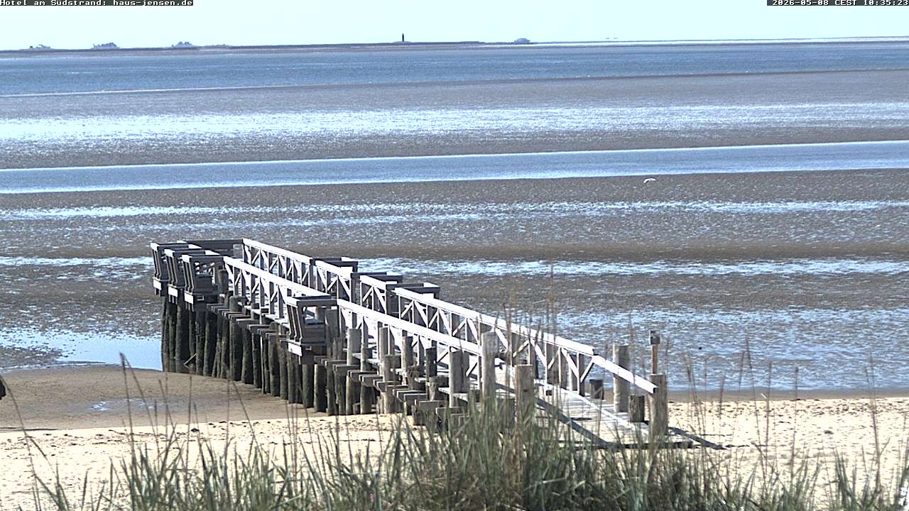 Archiv Foto Webcam Föhr: Wyk Südstrand