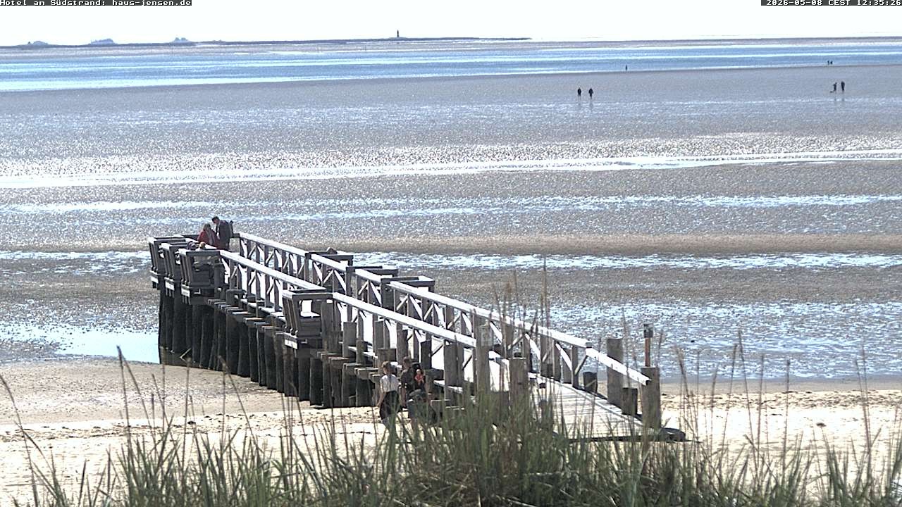 Archiv Foto Webcam Föhr: Wyk Südstrand