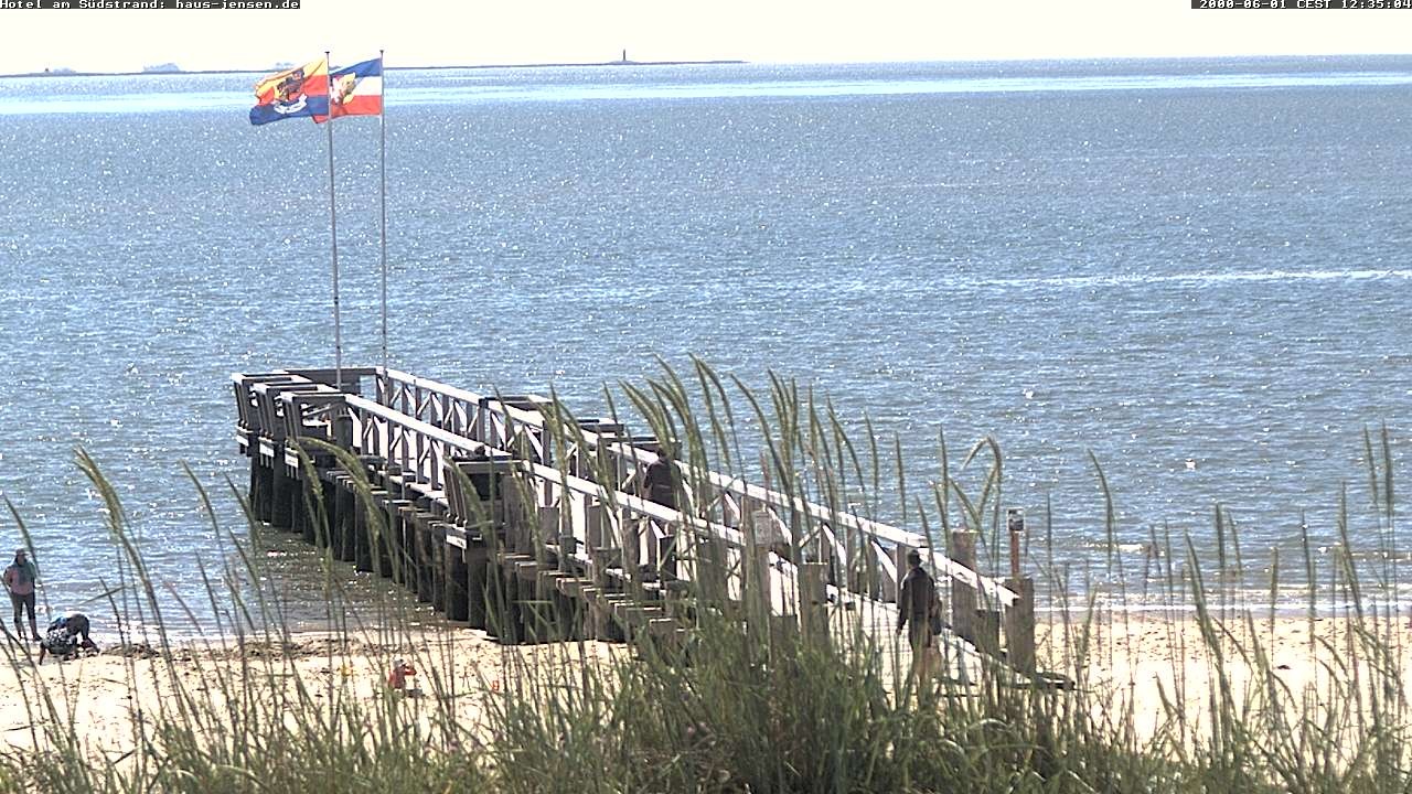 Archived image Webcam Föhr - Hotel Jensen