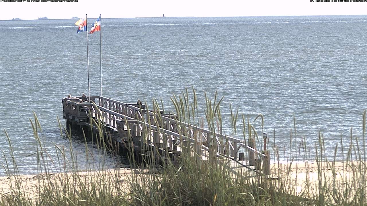 Archived image Webcam Föhr - Hotel Jensen
