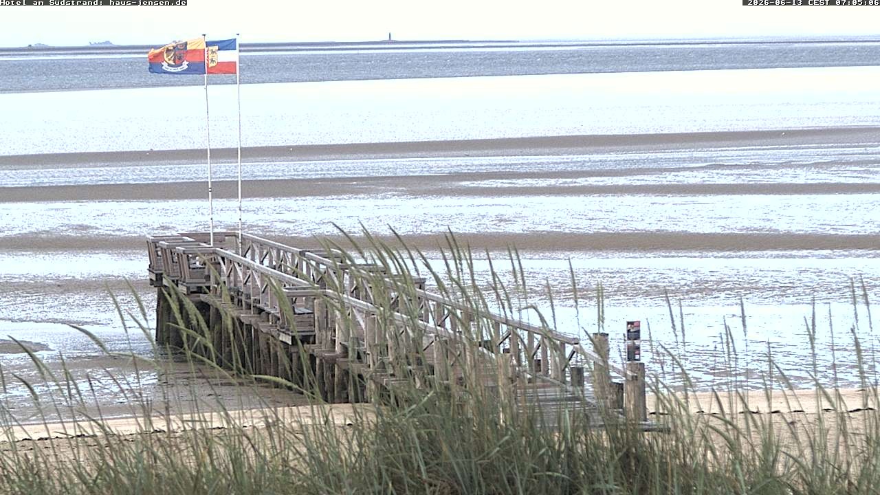 Archiv Foto Webcam Föhr: Wyk Südstrand
