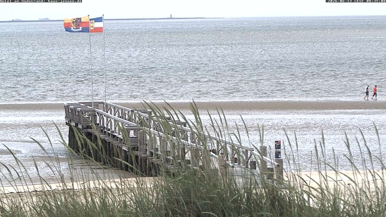 Archiv Foto Webcam Föhr: Wyk Südstrand