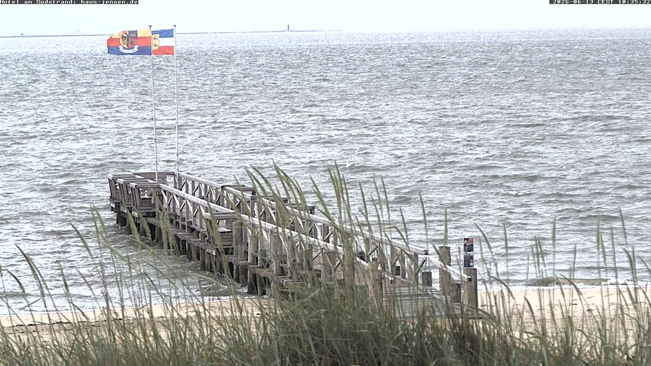 Archiv Foto Webcam Föhr: Wyk Südstrand