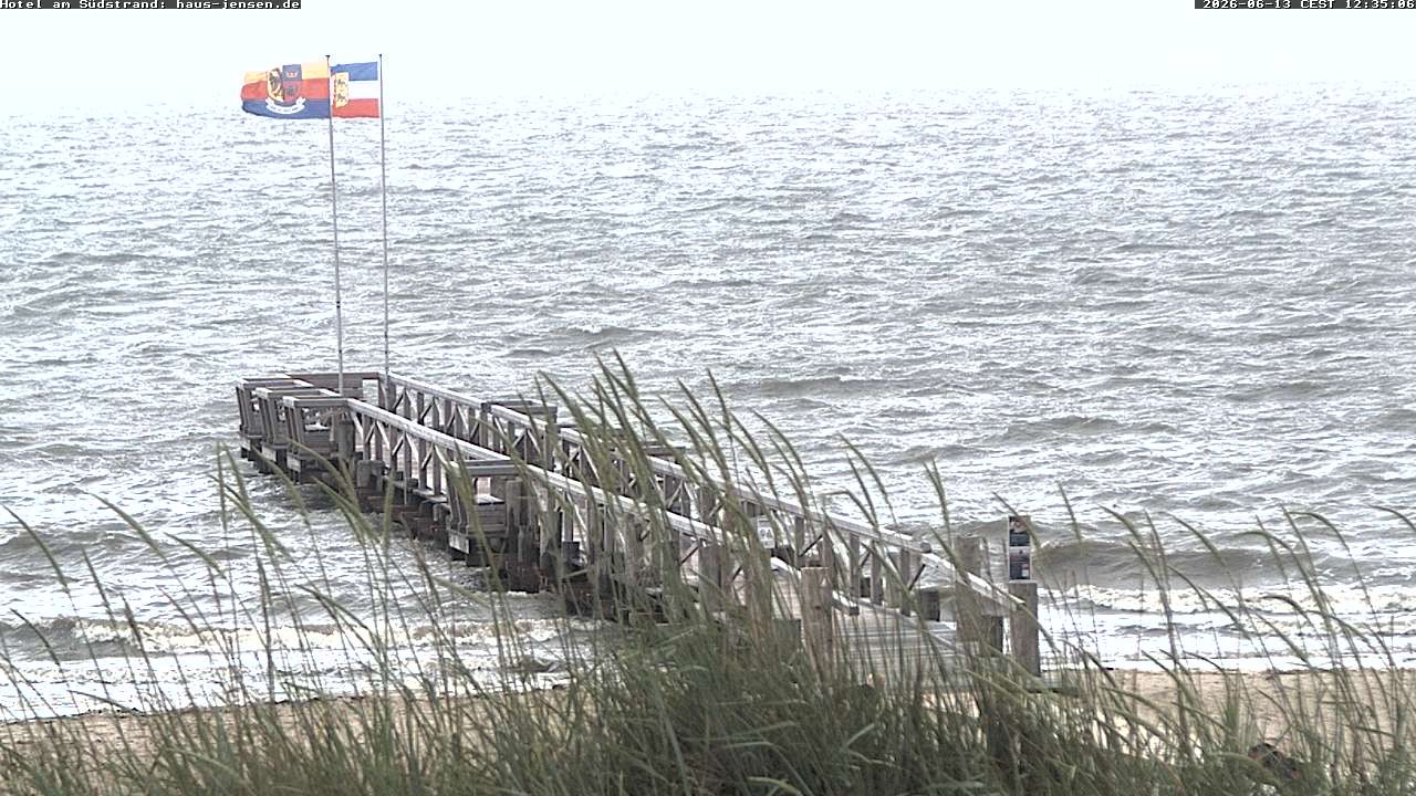 Archiv Foto Webcam Föhr: Wyk Südstrand