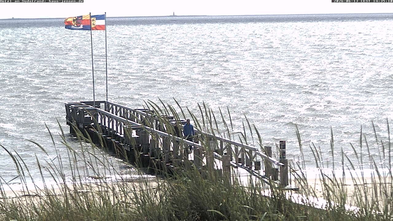Archiv Foto Webcam Föhr: Wyk Südstrand
