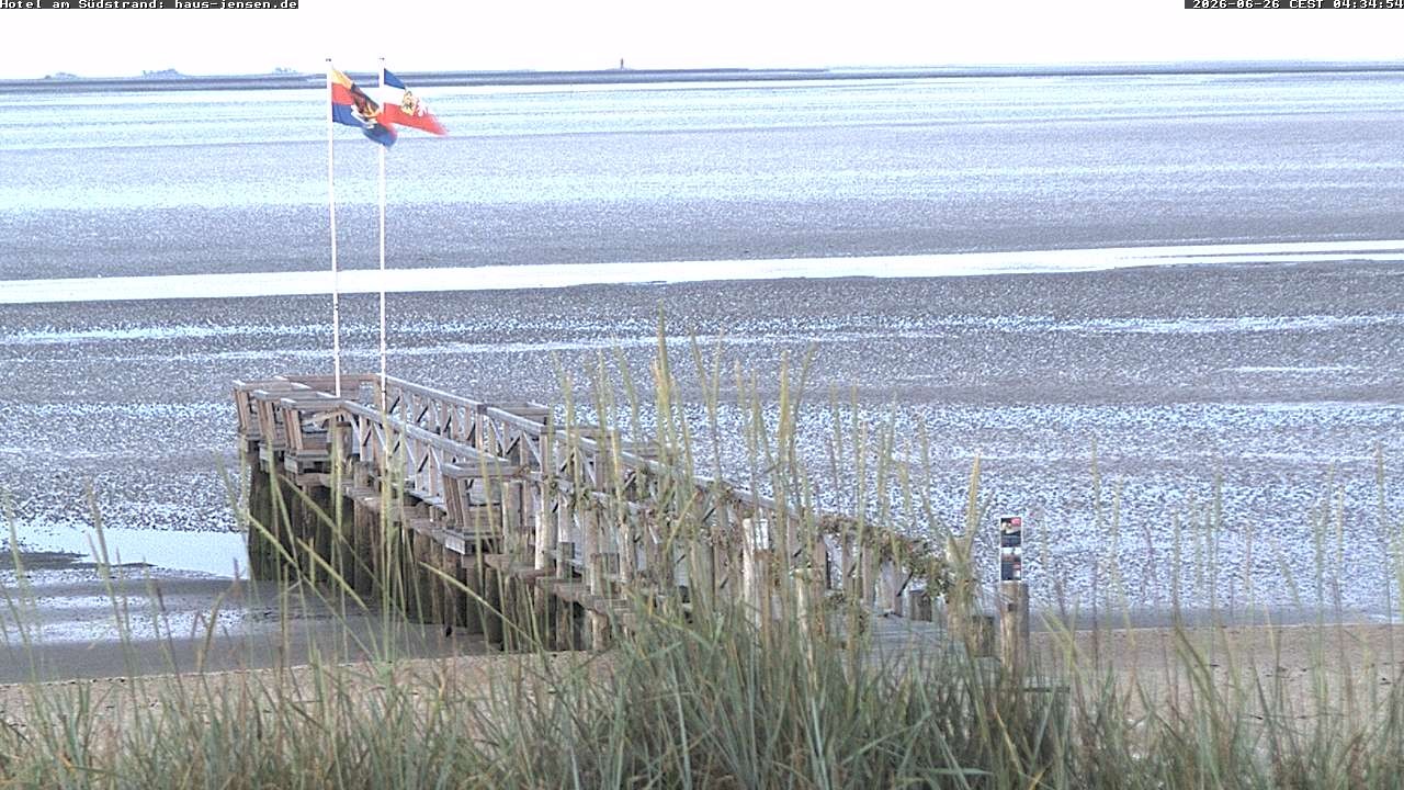 Archiv Foto Webcam Föhr: Wyk Südstrand