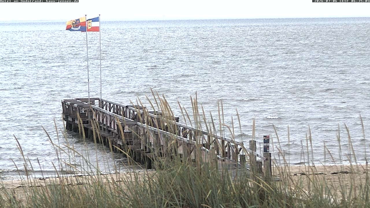 Archiv Foto Webcam Föhr: Wyk Südstrand