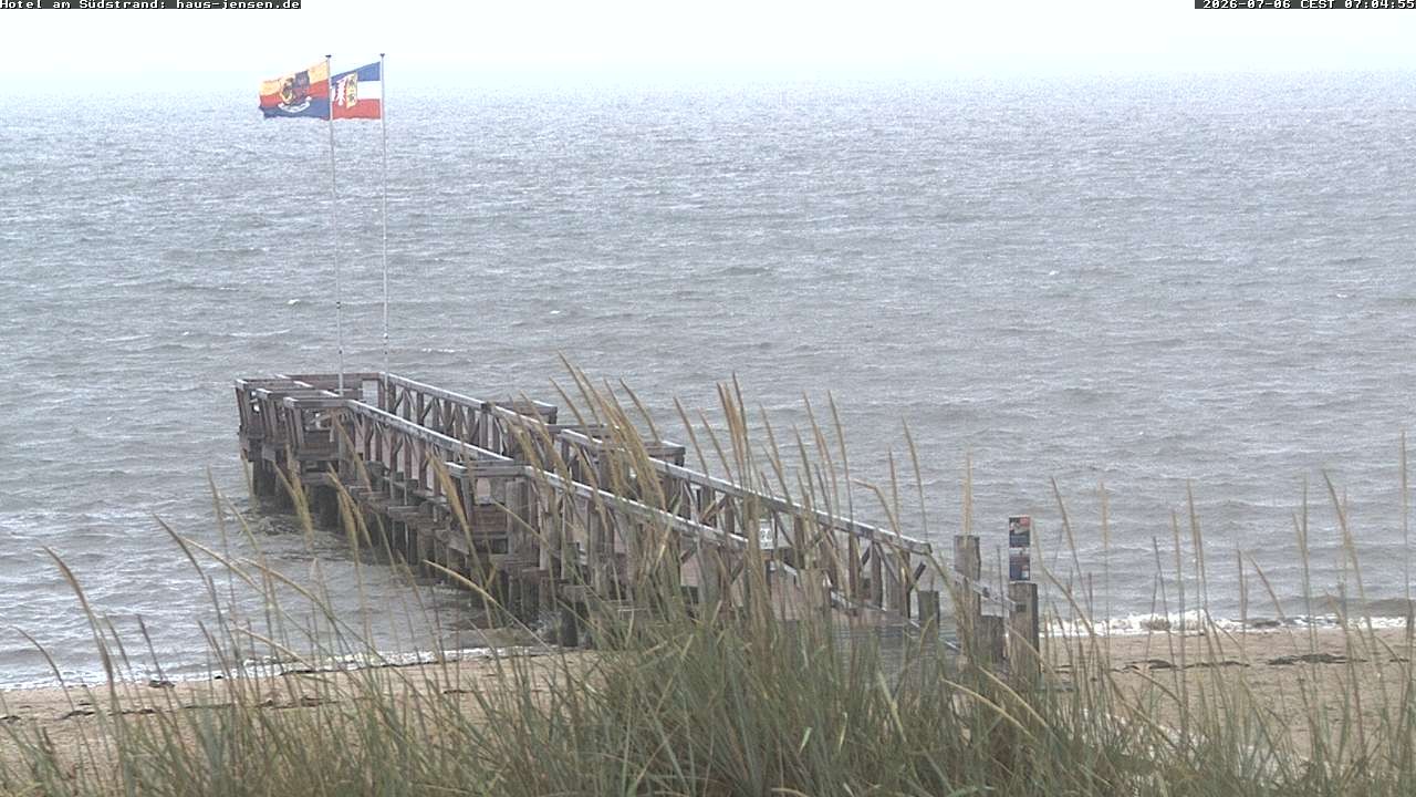 Archiv Foto Webcam Föhr: Wyk Südstrand