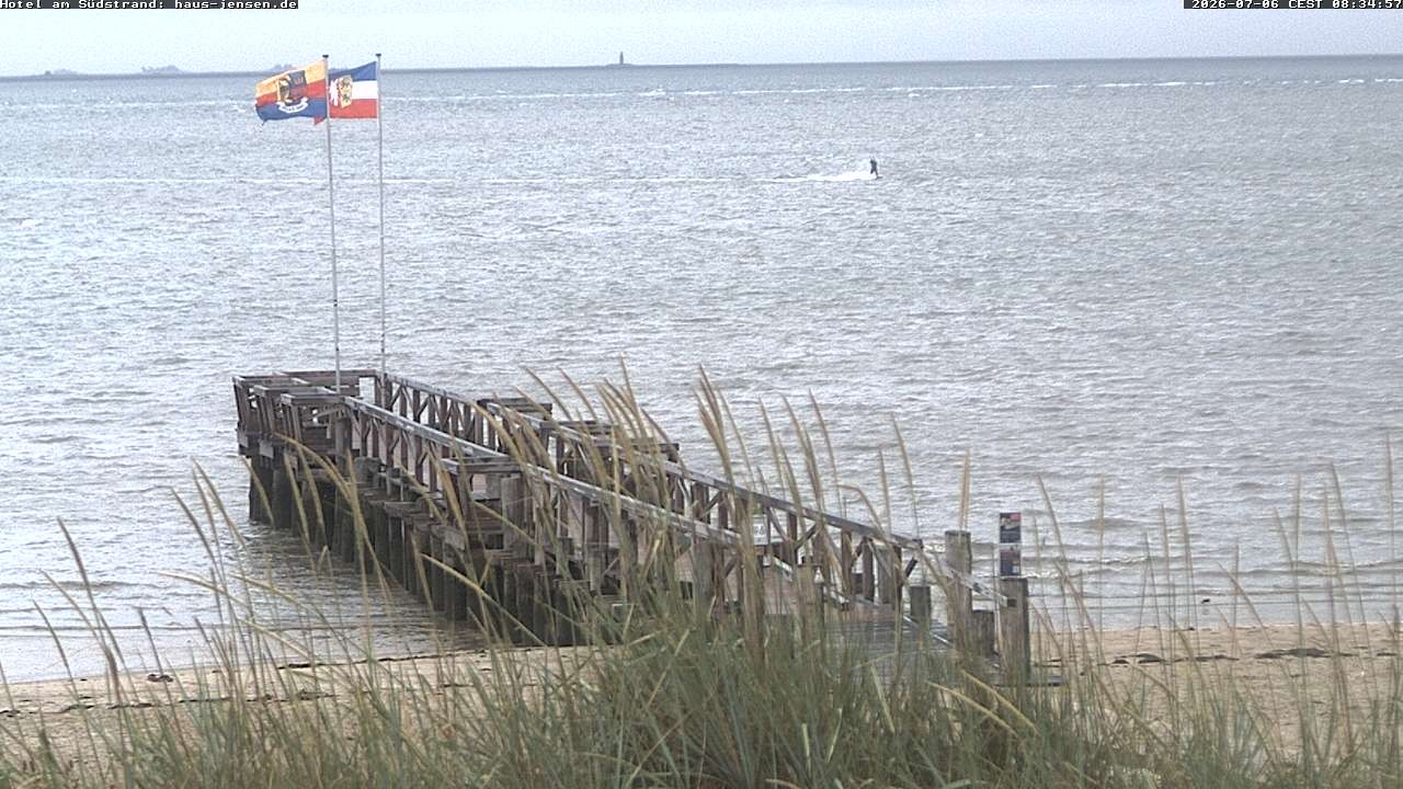 Archiv Foto Webcam Föhr: Wyk Südstrand