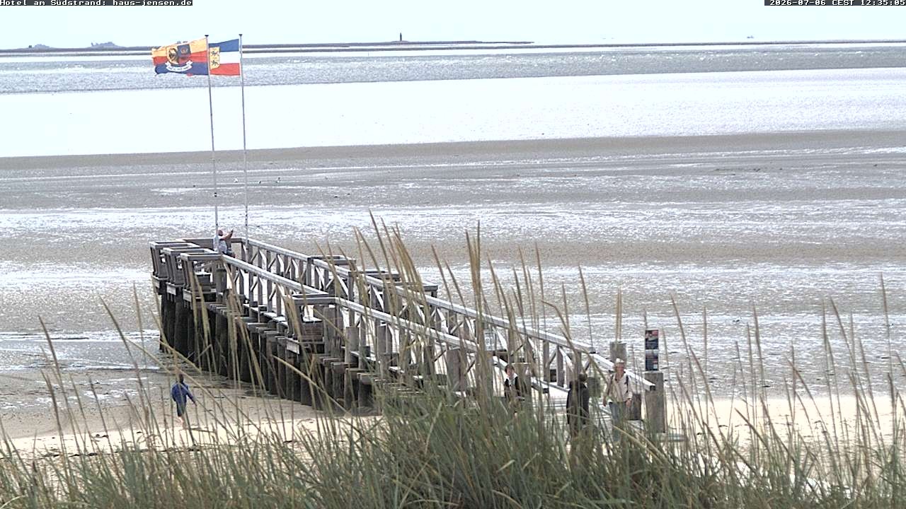 Archiv Foto Webcam Föhr: Wyk Südstrand